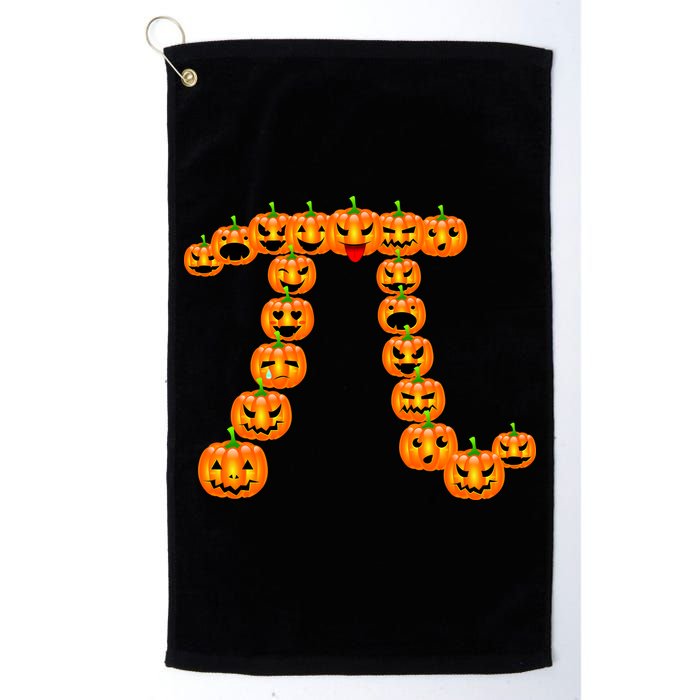 Pumpkin Pi Emoji's Halloween Math 3.14 Golf Towel