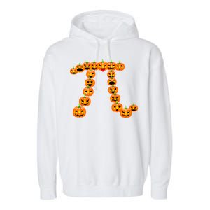 Pumpkin Pi Emoji's Halloween Math 3.14 Garment-Dyed Fleece Hoodie