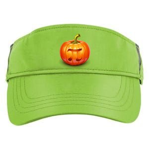 Pumpkin Pi Jack O Lantern Adult Drive Performance Visor