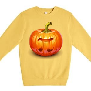 Pumpkin Pi Jack O Lantern Premium Crewneck Sweatshirt