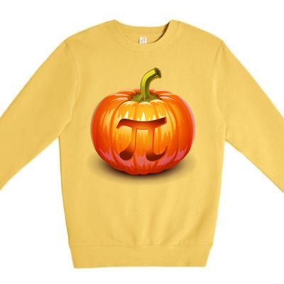 Pumpkin Pi Jack O Lantern Premium Crewneck Sweatshirt