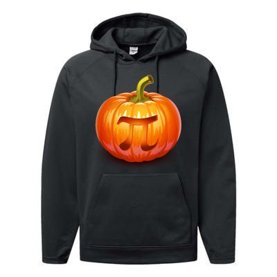 Pumpkin Pi Jack O Lantern Performance Fleece Hoodie