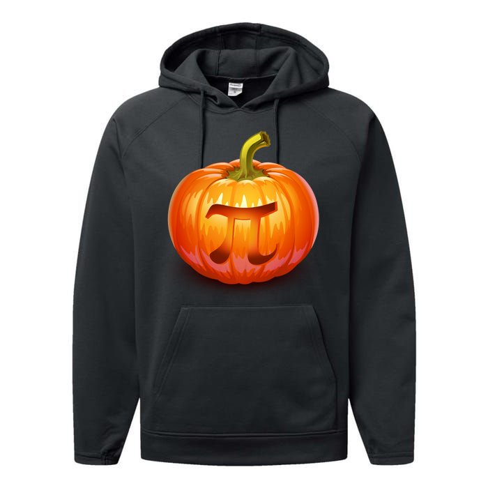 Pumpkin Pi Jack O Lantern Performance Fleece Hoodie