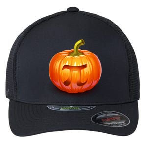 Pumpkin Pi Jack O Lantern Flexfit Unipanel Trucker Cap