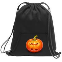 Pumpkin Pi Jack O Lantern Sweatshirt Cinch Pack Bag