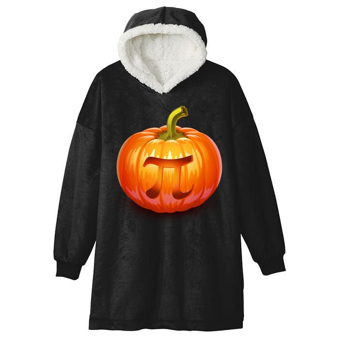 Pumpkin Pi Jack O Lantern Hooded Wearable Blanket