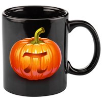 Pumpkin Pi Jack O Lantern 11oz C Handle Ceramic Mug