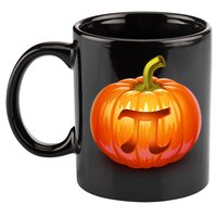 Pumpkin Pi Jack O Lantern 11oz C Handle Ceramic Mug