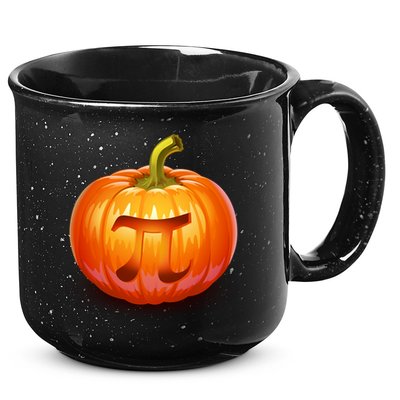 Pumpkin Pi Jack O Lantern 15oz Campfire Ceramic Mug