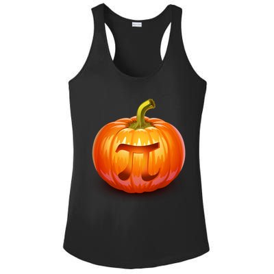 Pumpkin Pi Jack O Lantern Ladies PosiCharge Competitor Racerback Tank