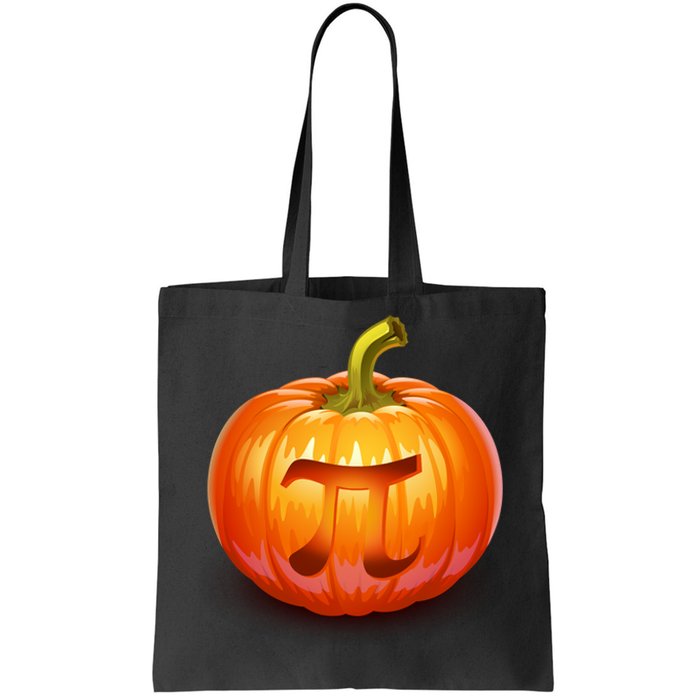 Pumpkin Pi Jack O Lantern Tote Bag