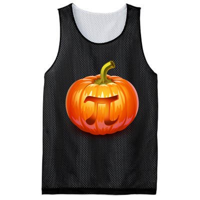Pumpkin Pi Jack O Lantern Mesh Reversible Basketball Jersey Tank