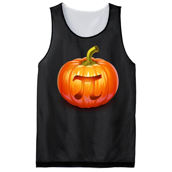 Pumpkin Pi Jack O Lantern Mesh Reversible Basketball Jersey Tank