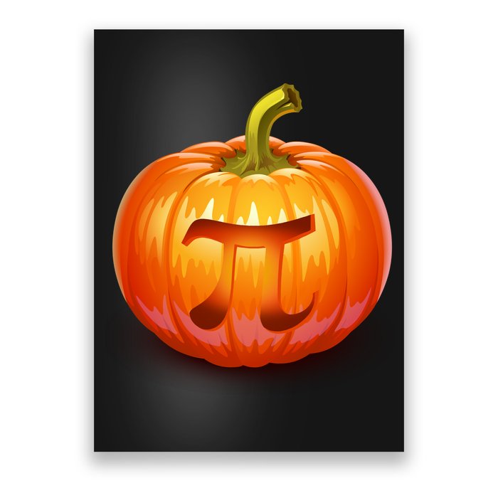 Pumpkin Pi Jack O Lantern Poster