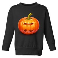 Pumpkin Pi Jack O Lantern Toddler Sweatshirt