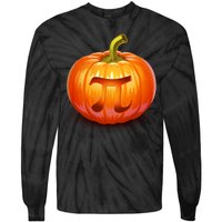 Pumpkin Pi Jack O Lantern Tie-Dye Long Sleeve Shirt