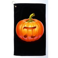 Pumpkin Pi Jack O Lantern Golf Towel