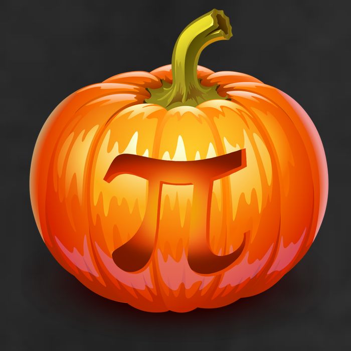 Pumpkin Pi Jack O Lantern Golf Towel