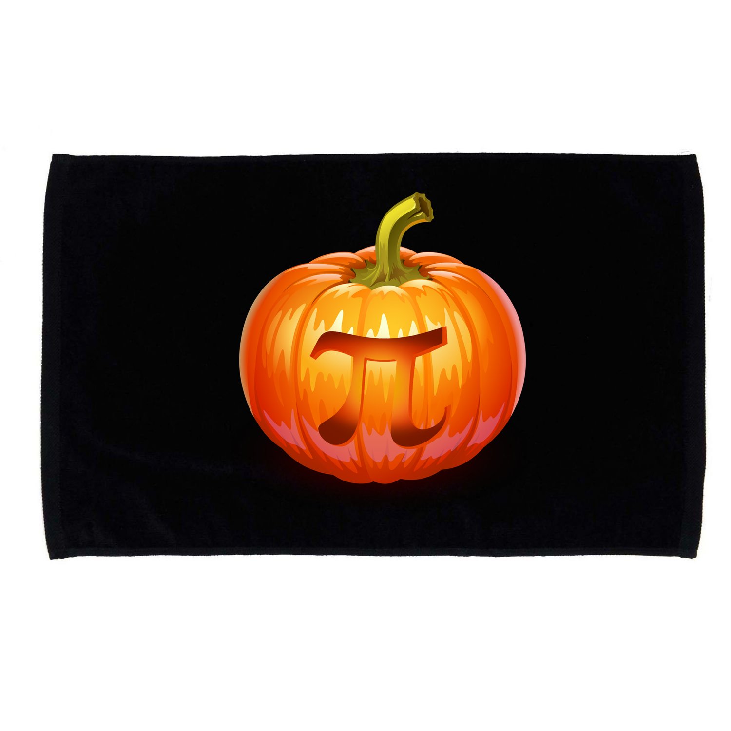 Pumpkin Pi Jack O Lantern Microfiber Hand Towel