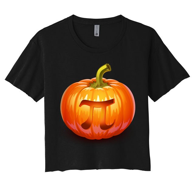 Pumpkin Pi Jack O Lantern Crop Top