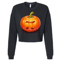 Pumpkin Pi Jack O Lantern Cropped Pullover Crew