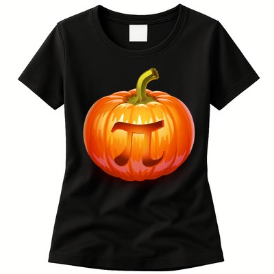 Pumpkin Pi Jack O Lantern Womens T-Shirt