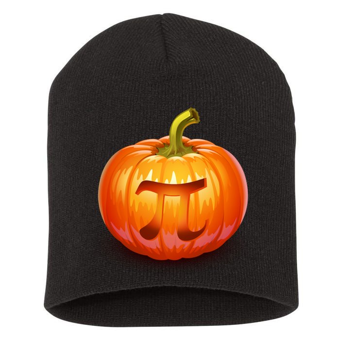 Pumpkin Pi Jack O Lantern Short Acrylic Beanie