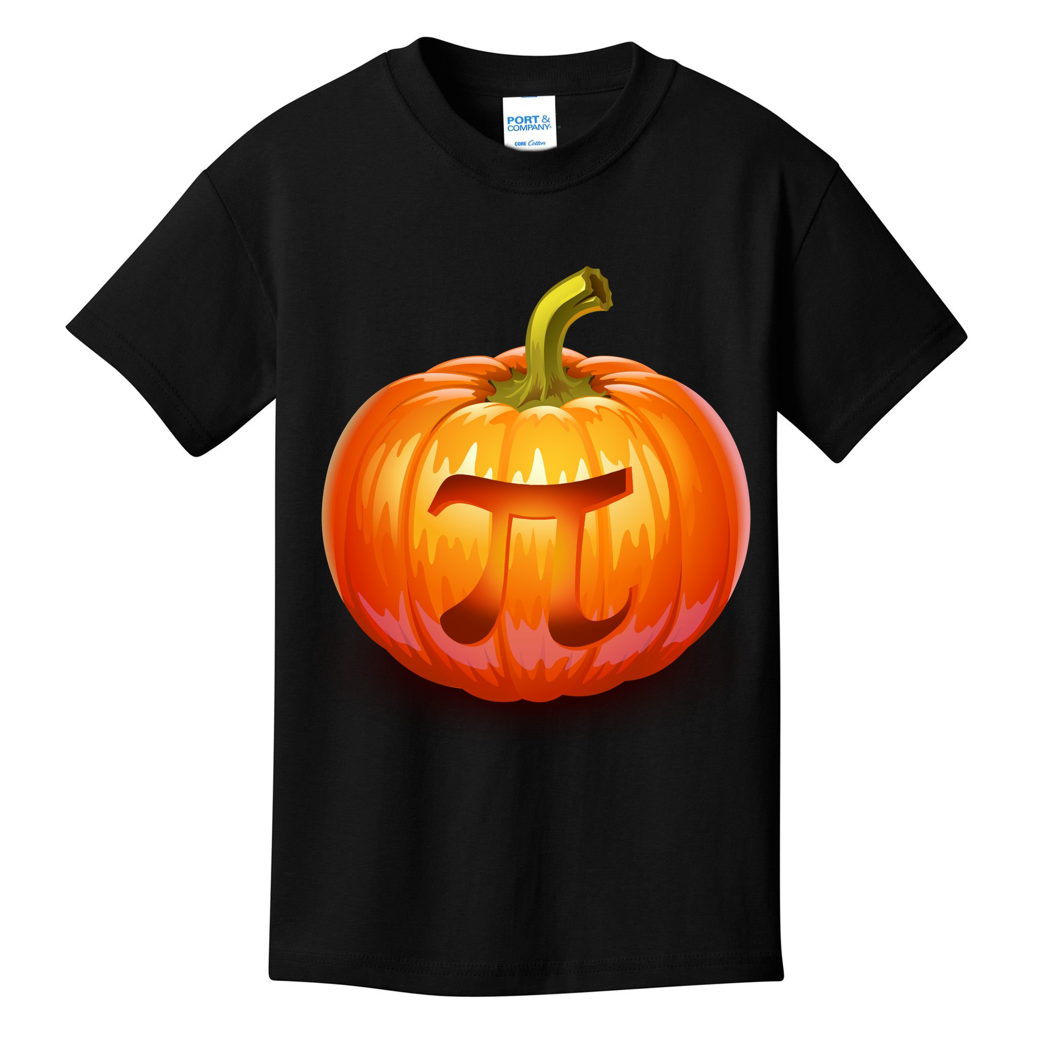 Pumpkin Pi Jack O Lantern Kids T-Shirt