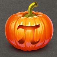 Pumpkin Pi Jack O Lantern Cotton Canvas Backpack