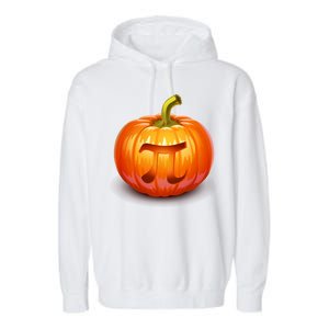 Pumpkin Pi Jack O Lantern Garment-Dyed Fleece Hoodie