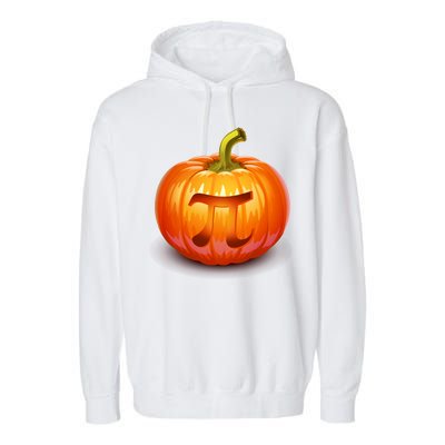 Pumpkin Pi Jack O Lantern Garment-Dyed Fleece Hoodie