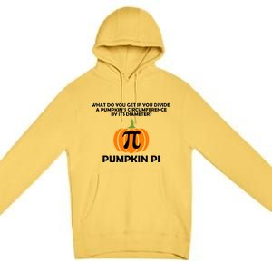 Pumpkin Pi Math Lovers Premium Pullover Hoodie