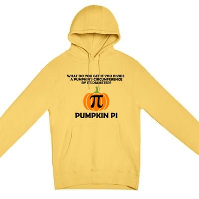 Pumpkin Pi Math Lovers Premium Pullover Hoodie