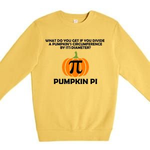 Pumpkin Pi Math Lovers Premium Crewneck Sweatshirt