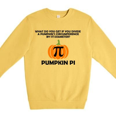 Pumpkin Pi Math Lovers Premium Crewneck Sweatshirt