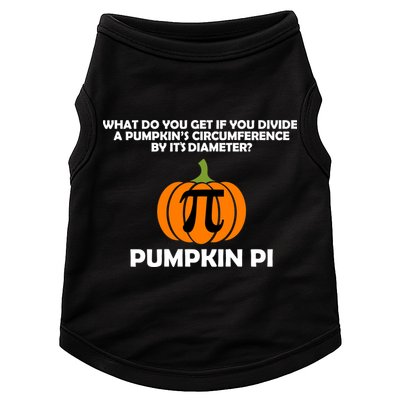 Pumpkin Pi Math Lovers Doggie Tank