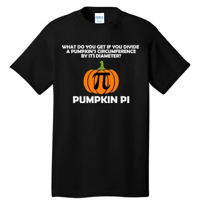 Pumpkin Pi Math Lovers Tall T-Shirt