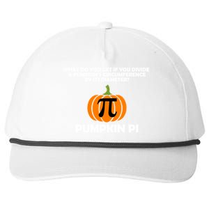 Pumpkin Pi Math Lovers Snapback Five-Panel Rope Hat