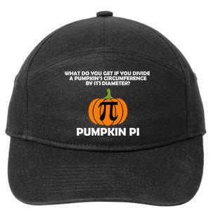 Pumpkin Pi Math Lovers 7-Panel Snapback Hat