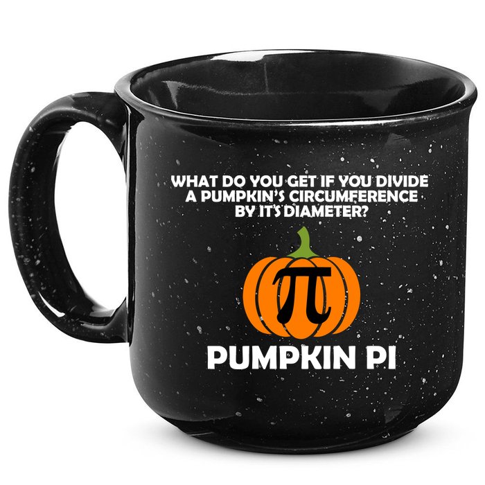 Pumpkin Pi Math Lovers 15oz Campfire Ceramic Mug
