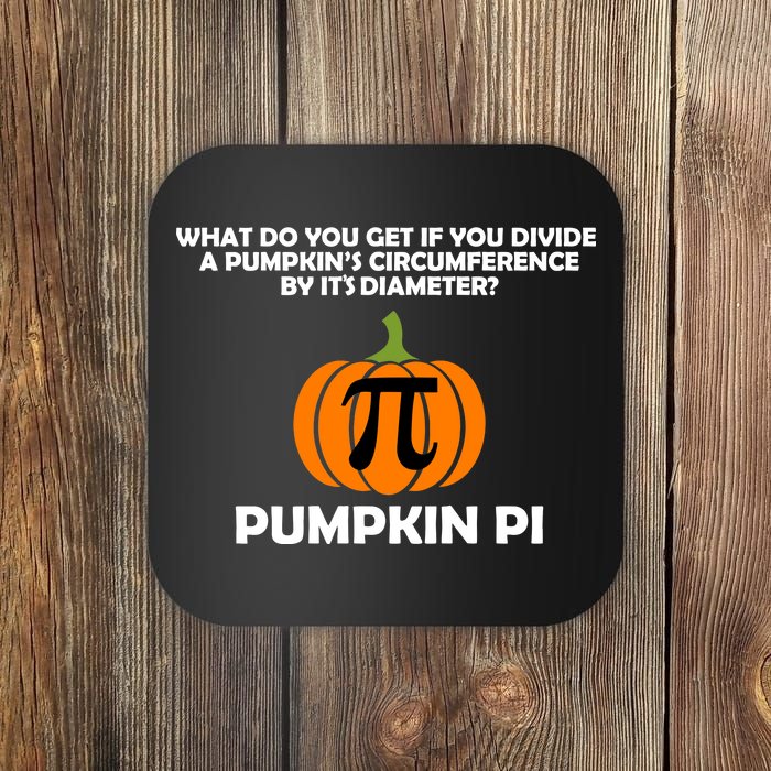 Pumpkin Pi Math Lovers Coaster