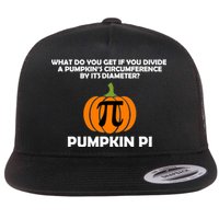 Pumpkin Pi Math Lovers Flat Bill Trucker Hat