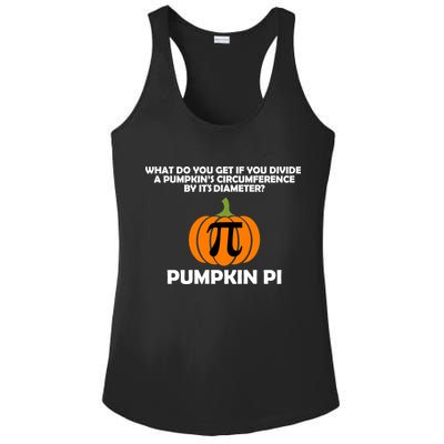 Pumpkin Pi Math Lovers Ladies PosiCharge Competitor Racerback Tank