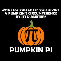 Pumpkin Pi Math Lovers Poster
