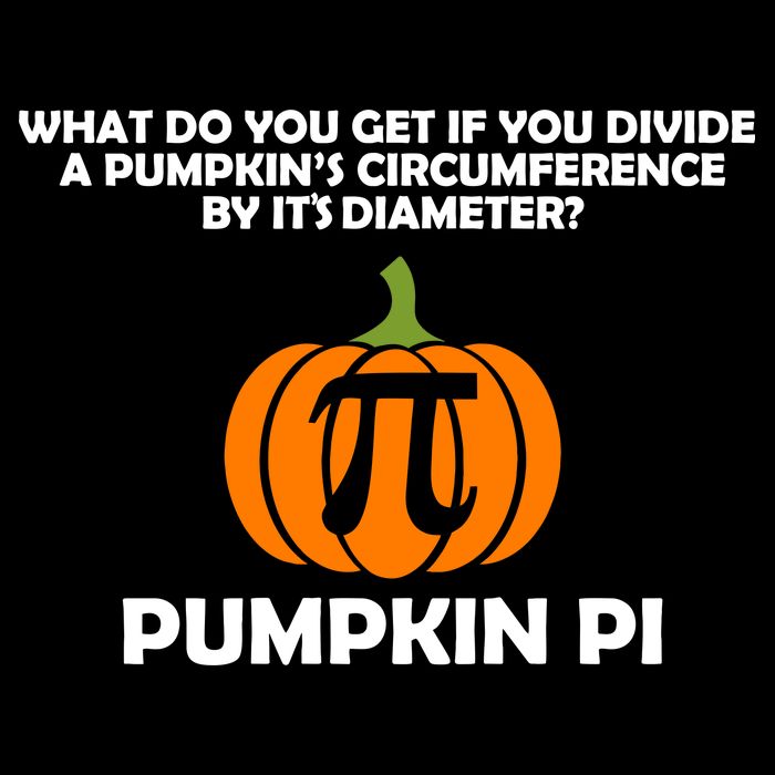 Pumpkin Pi Math Lovers Poster
