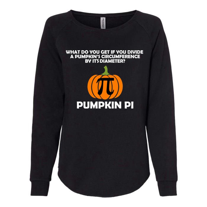 Pumpkin Pi Math Lovers Womens California Wash Sweatshirt