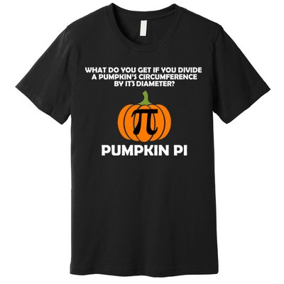 Pumpkin Pi Math Lovers Premium T-Shirt