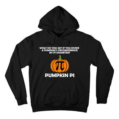 Pumpkin Pi Math Lovers Tall Hoodie