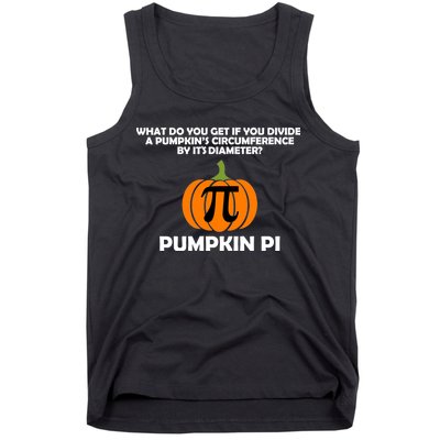 Pumpkin Pi Math Lovers Tank Top