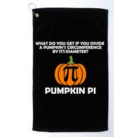 Pumpkin Pi Math Lovers Golf Towel